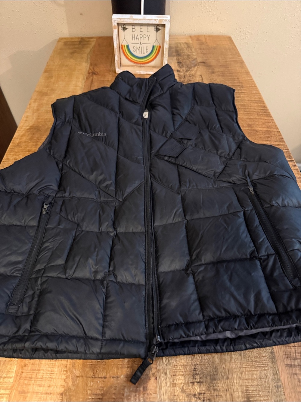 Columbia Men's Black Quilted Puffer Vest